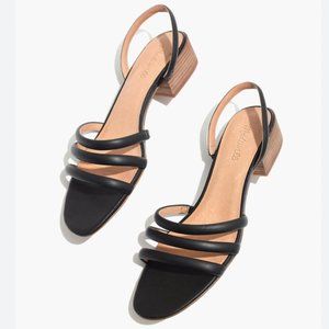Madewell The Addie Slingback Sandal in Black